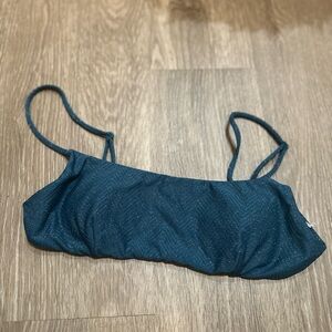 RVCA Blue Bikini Top Swimwear